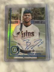 Bryan Acuna [Refractor] Baseball Cards 2022 Bowman Heritage Chrome Prospect Autographs Prices