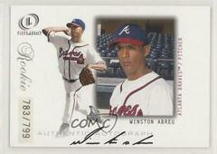 Winston Abreu [Autograph] #96 Baseball Cards 2001 Fleer Legacy Prices