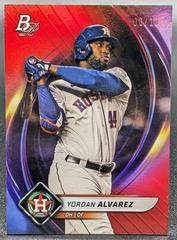 Yordan Alvarez [Red] Baseball Cards 2022 Bowman Platinum Prices