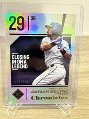 Adrian Beltre [Press Proof] #34 Baseball Cards 2018 Panini Chronicles Prices