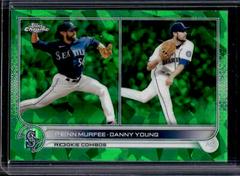 Danny Young, Penn Murfee [Green] #US220 Baseball Cards 2022 Topps Chrome Update Sapphire Prices