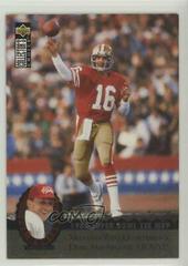 Joe Montana #MT8 Football Cards 1995 Upper Deck Joe Montana Trilogy Prices