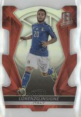 Lorenzo Insigne [Red Die Cut] #92 Soccer Cards 2016 Panini Spectra Prices