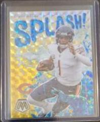 Justin Fields [Gold] #SS-JF Football Cards 2023 Panini Mosaic Splash Prices