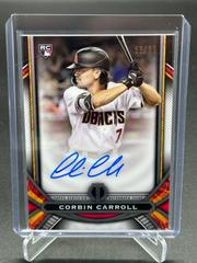 Corbin Carroll #TA-COC Baseball Cards 2023 Topps Tribute Autographs Prices