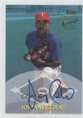 Jovanny Cedeno [Certified Autograph] #TTA43 Baseball Cards 2000 Topps Traded Prices
