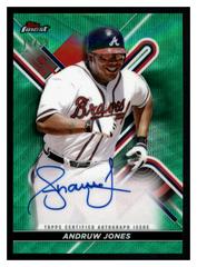 Andruw Jones [Green Wave] Baseball Cards 2022 Topps Finest Autographs Prices