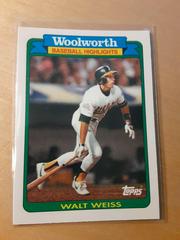 Walt Weiss #26 Baseball Cards 1990 Woolworth Prices