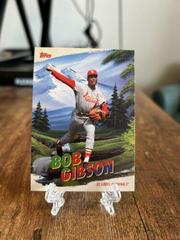 Bob Gibson #PC-10 Baseball Cards 2023 Topps X Bob Ross The Joy Of Painting the Corners Prices