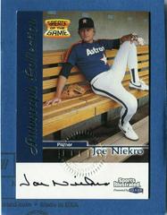 Joe Niekro Baseball Cards 1999 Sports Illustrated Greats of the Game Autographs Prices