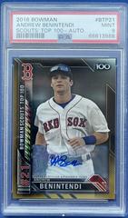 Andrew Benintendi [Autograph] Baseball Cards 2016 Bowman Scouts' Top 100 Prices