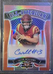 Caleb Williams [Orange] #BA-CW1 Football Cards 2022 Leaf Valiant Autographs Prices