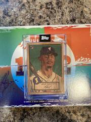 Julio Rodriguez [Shipwreck Wood] #3 Baseball Cards 2022 Topps X Naturel 1952 Prices