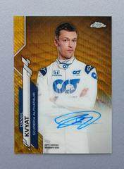 Daniil Kvyat [Gold Wave] #F1A-DK Racing Cards 2020 Topps Chrome Formula 1 Autographs Prices