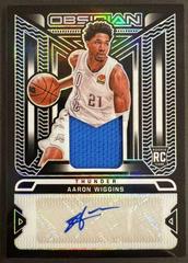 Aaron Wiggins Basketball Cards 2021 Panini Obsidian Rookie Jersey Ink Autographs Prices