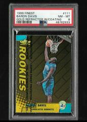 Baron Davis [Gold Refractor] Basketball Cards 1999 Finest Prices