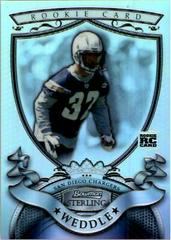 Eric Weddle [Refractor] #28 Football Cards 2007 Bowman Sterling Prices