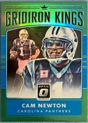 Cam Newton [Green] #4 Football Cards 2016 Panini Donruss Optic Gridiron Kings Prices