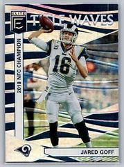 Jared Goff Football Cards 2019 Donruss Elite Title Waves Prices