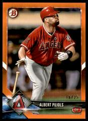 Albert Pujols [Orange] #22 Baseball Cards 2018 Bowman Prices