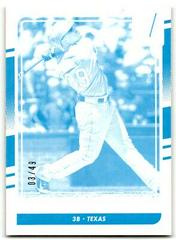 Adrian Beltre [Test Proof Cyan] #129 Baseball Cards 2016 Panini Donruss Prices