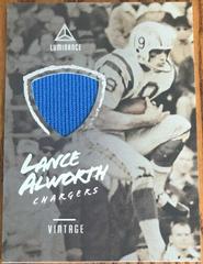 Lance Alworth Football Cards 2018 Panini Luminance Vintage Materials Prices