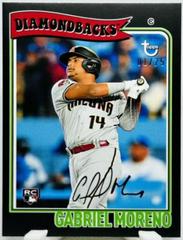 Gabriel Moreno [Black] #14 Baseball Cards 2023 Topps Brooklyn Collection Prices