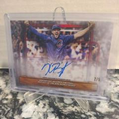 Kris Bryant / Pat Hughes [Red] #CTSDA-BHU Baseball Cards 2024 Topps Tribute Calling the Shot Dual Autograph Prices