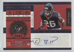 Brandon Harris [Autograph] #114 Football Cards 2011 Playoff Contenders Prices
