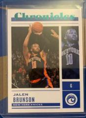 Jalen Brunson [Teal] #2 Basketball Cards 2022 Panini Chronicles Prices