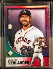 Justin Verlander [Red Refractor] #4 Baseball Cards 2023 Topps Transcendent Prices