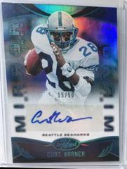 Curt Warner [Teal] #MI-CW Football Cards 2019 Panini Certified Mirror Signatures Prices