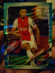 Jurrien Timber [Aqua Wave] Soccer Cards 2020 Topps Chrome UEFA Champions League Prices