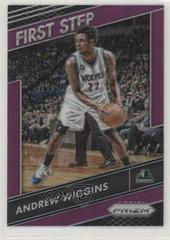 Andrew Wiggins [Purple Prizm] #9 Basketball Cards 2016 Panini Prizm First Step Prices