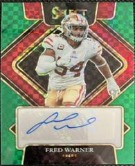 Fred Warner [Green] #SIP-FWA Football Cards 2021 Panini Select Signatures Prizm Prices
