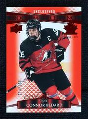 Connor Bedard [Exclusives] #135 Hockey Cards 2022 Upper Deck Team Canada Juniors Prices
