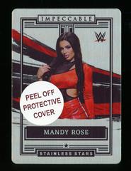 Mandy Rose Wrestling Cards 2022 Panini Impeccable WWE Stainless Stars Prices
