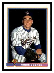 Chris George #35 Baseball Cards 1991 Bowman Prices