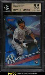 Aaron Judge [Blue Refractor] #1 Baseball Cards 2017 Bowman's Best Prices