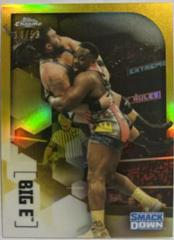 Big E Langston [Gold] Wrestling Cards 2014 Topps Chrome WWE Prices
