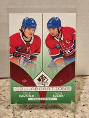 Cole Caufield, Nick Suzuki [Green] Hockey Cards 2022 SP Authentic Collaborations Prices