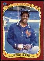 Dwight Gooden Baseball Cards 1986 Fleer Star Stickers Prices