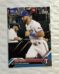 Leody Taveras [Blue] Baseball Cards 2023 Topps Now World Series Champions Prices