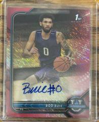 Boo Buie Basketball Cards 2021 Bowman University Chrome Autographs Prices