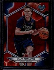 Cam Spencer [Geometric Red Refractor] #27 Basketball Cards 2023 Bowman Best University Prices
