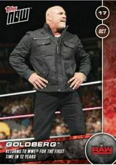 Goldberg #22 Wrestling Cards 2016 Topps Now WWE Prices