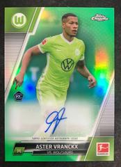 Aster Vranckx [Green] Soccer Cards 2021 Topps Chrome Bundesliga Autographs Prices