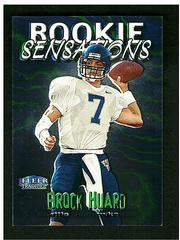 Brock Huard Football Cards 1999 Fleer Rookie Sensations Prices