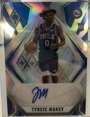 Tyrese Maxey [Silver] Basketball Cards 2020 Panini Chronicles Phoenix Rookie Autographs Prices