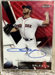 Chris Sale [Red Wave Refractor] Baseball Cards 2018 Topps Finest Autographs Prices